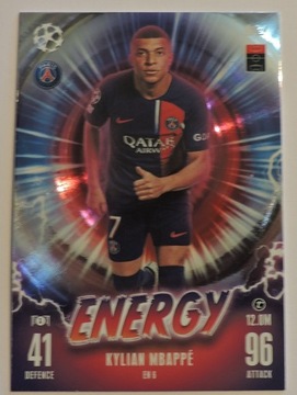 MATCH ATTAX 2023/24, ENERGY MBAPPE EN 6