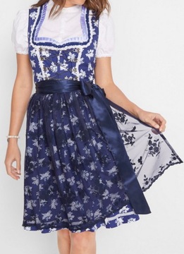 BONPRIX DIRNDL STRÓJ LUDOWY SUKIENKA 2 CZĘŚCI 56