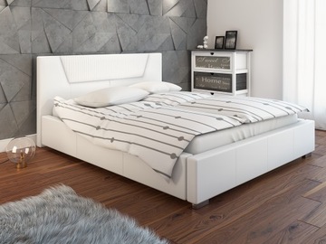 Łóżko młodzieżowe 120x200 stelaż metalowy pojemnik