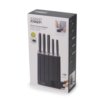 Набор из 5 ножей в блоке с острым лезвием Elevate Joseph Joseph