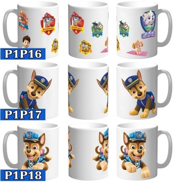 КРУЖКА PAW PATROL СОБАКИ PAW PATROL + БЕСПЛАТНОЕ ИМЯ
