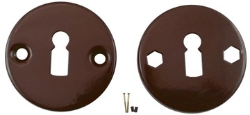 BISZKOPT ROZETA DOLNA BRĄZOWA KLUCZ KLAMKA