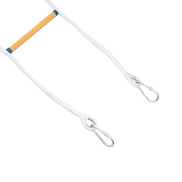 ВЕРЕВОЧНАЯ ЛЕСТНИЦА НА КРЫШУ 10М+2*КРЮКА+РЕМЕНЬ ПОЛУСИДЕНЬЯ