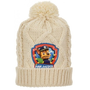 ZIMOWA CZAPKA DZIECIĘCA Z POMPONEM PSI PATROL r.52