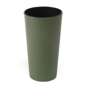 Donica Lilia ECO 19 cm dłuto zielona 105/173-3