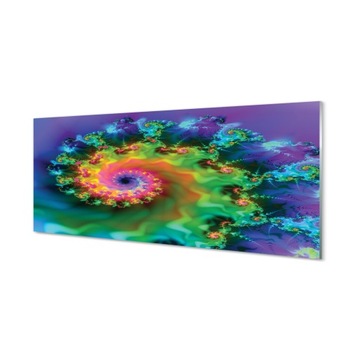 Ścienny panel Geometryczne wzory fraktale 125x50