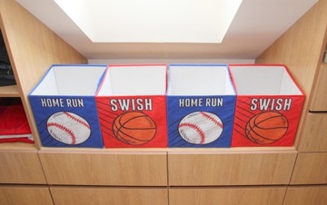 Набор из двух коробок для игрушек Home Run Swish.