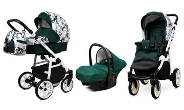 BabyLux Wózek 3w1 dziecięcy spacerówka COLORLUX