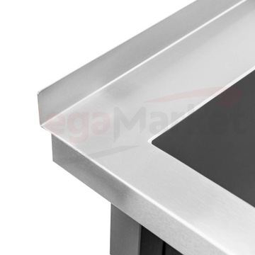 Мойка для бассейна для кейтеринга ОДИН-БАСТЕР из нержавеющей стали 90х70 Мега-М