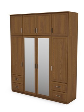Szafa 200 /242 cm! 2 Lustra Duża Wysoka Garderoba