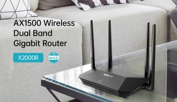 Domowy Router WiFi 6 Totolink X2000R AX1500 GIGA