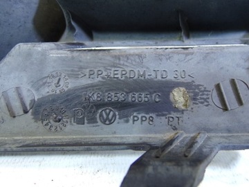 MŘÍŽKA NÁRAZNÍKU PŘEDNÍHO LEVÝ VOLKSWAGEN SCIROCCO 1K8853665C