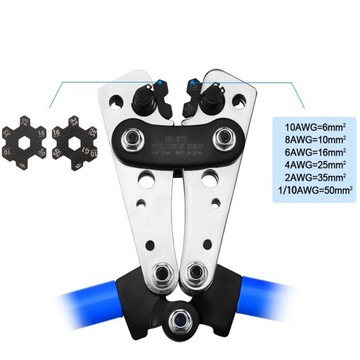 Набор обжимных инструментов для кабельных наконечников + 60 разъемов