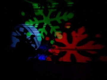 РОЖДЕСТВЕНСКИЙ СВЕТОДИОДНЫЙ ПРОЕКТОР 12 СЛАЙДОВ ВОДОНЕПРОНИЦАЕМОЕ ЛАЗЕРНОЕ ОСВЕЩЕНИЕ ДОМА