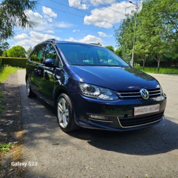 Volkswagen Sharan II Van Facelifting 2.0 TDI SCR 150KM 2017 Volkswagen Sharan Aluminiowe Felgi Czujniki ParkowaniaNawigacja Gwarancja, zdjęcie 2