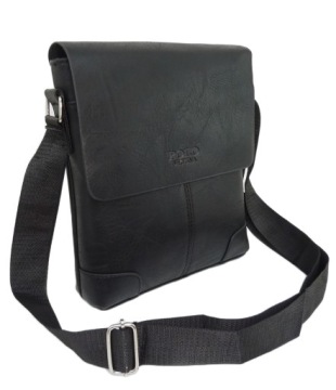 МУЖСКАЯ СУМКА НА ПЛЕЧО, КОЖАНАЯ КОРИЧНЕВАЯ, ЧЕРНАЯ СУМКА MESSAGE С КЛАПАНОМ