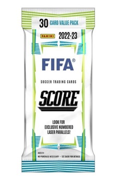 KARTY PIŁKARSKIE PREMIUM PANINI FIFA SCORE 2023 GRUBA SASZETKA FATPAK