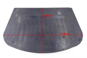 РЕЗИНОВЫЙ БРЫЗГОВИК ПЕРЕДНЕГО КРЫЛА IŻ ML