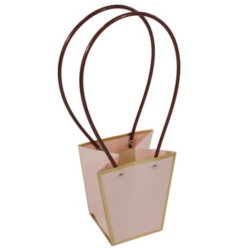 Torebka kwiatowa na kwiaty prezentowa ślub Dzień Matki 33 cm glamour
