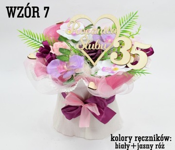 Букет полотенец ПОДАРОК ​​на юбилей 50 лет свадьбы