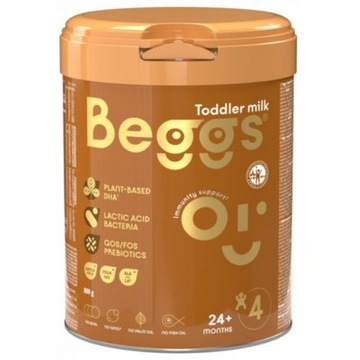 Mleko Beggs 4 Bez Oleju Rybiego i Palmowego DHA