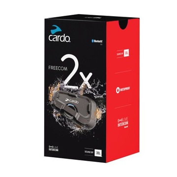 МОТОЦИКЛОВЫЙ ИНТЕРКОМ Cardo FREECOM 2X 1 КОМПЛЕКТ JBL + АККУМУЛЯТОРНЫЙ ВЫПРЯМИТЕЛЬ