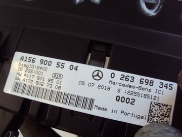 PŘÍSTROJOVÁ DESKA BUDÍKY MERCEDES GLA X156 2.2 CDI 18R