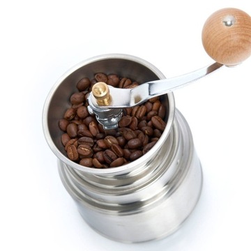 КОФЕМОЛКА ZELLER СЕРЕБРЯНАЯ СТАЛЬНАЯ