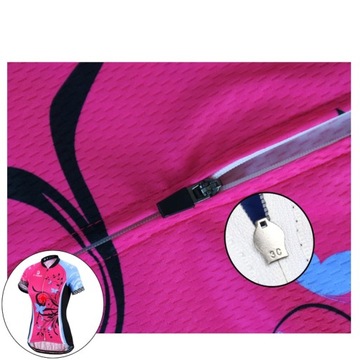 ЖЕНСКАЯ футболка со светоотражающим элементом для велосипедистов