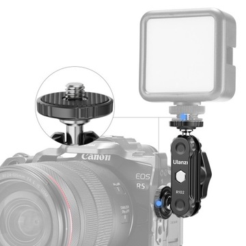 Ramię Uchwyt Mocowanie Magic Arm 9cm 2x Gwint 1/4'' Video VLOG ULANZI R102