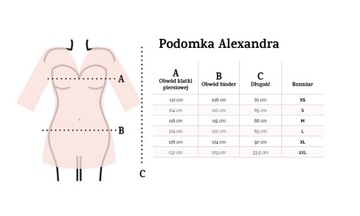 DKAREN PODOMKA ALEXANDRA ŚLUBNA (XL) BIAŁY