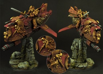 Figurka [Resin] SF Knight on Jet Bike + Podstawka 28mm Scibor 28SF0106