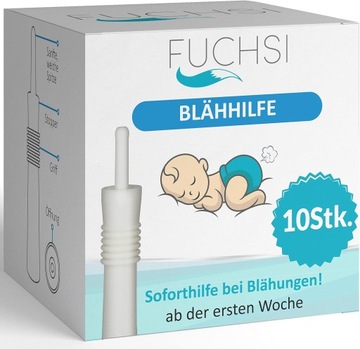 Środek na wzdęcia dla niemowląt - FUCHSI - 10 sztuk