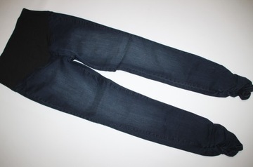 H&M~~CIĄŻOWE SPODNIE JEANSY TREGGINSY~L