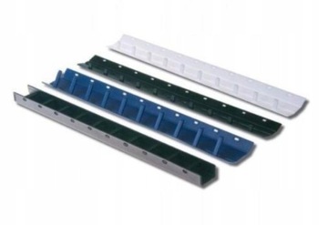 LISTWY ZAMYKANE ZATRZASKOWE 5mm 45kart CZARNE