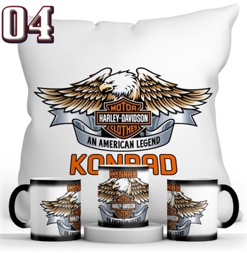 НАБОР HARLEY DAVIDSON MAGIC КРУЖКА + ПОДУШКИ