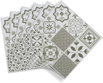 ŚCIANA PŁYTKA SAMOPRZYLEPNA KAFLE PCV PATCHWORK ORIENTALNY LUB NA PODŁOGĘ!