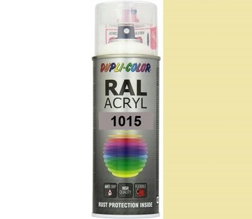 MOTIP RAL ACRYL 1015 POŁYSK DUPLI-COLOR FARBA AKRYL SPRAY 400 ML