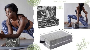 Блок для йоги Cube Block 200 г FIT4MED Yoga + чехол