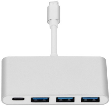 АДАПТЕР-концентратор USB C на 3xUSB 3.0 + USB C PD MacBook