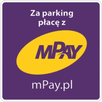 наклейка ПАРКОВКА mPay x2 XS