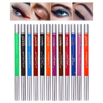 Набор красочных теней для подводки глаз, 12 шт.