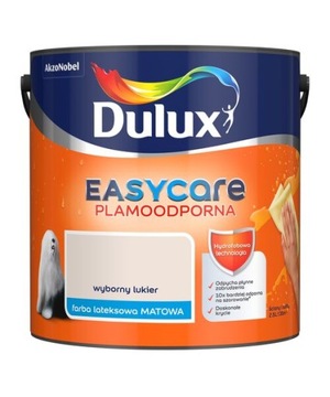 DULUX EASYCARE Farba lateksowa ścienna 2,5 l WYBORNY LUKIER