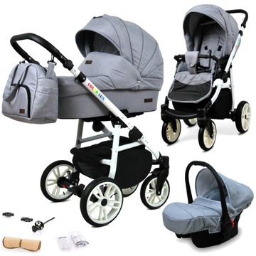 Wózek 3w1 dziecięcy spacerówka BabyLux COLORLUX