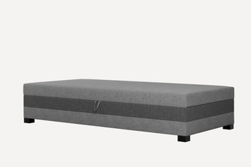 Tapczan jednoosobowy, łóżko hotelowe 90cm Rafi