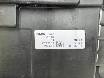 CHLADIČE VENTILÁTOR BMW X1 F48 7617637 7617609 9271207