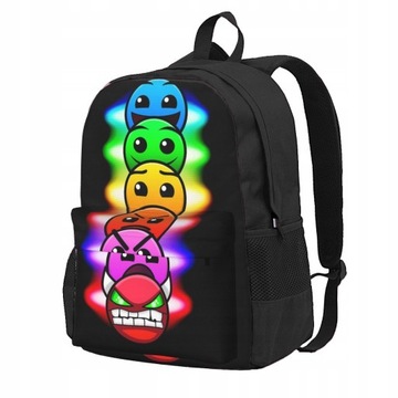 Plecak Video Game Geometry Dash Women Backpack 3D