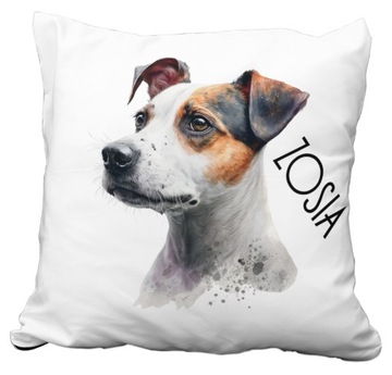 PODUSZKA JACK RUSSELL TERRIER Z IMIENIEM TEKSTEM