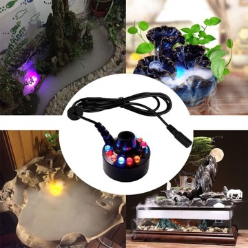 УЛЬТРАЗВУКОВОЙ НЕБУЛАЙЗЕР, РАСПЫЛИТЕЛЬ ТУМАНА, СВЕТОДИОДНЫЙ, ДЛЯ ФОНТАНА, ПРУДА, ТУМАНА