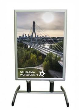 POTYKACZ SPRING DWUSTRONNY ZEWNĘTRZNY A1, KIWAK, REKLAMA NA CHODNIK